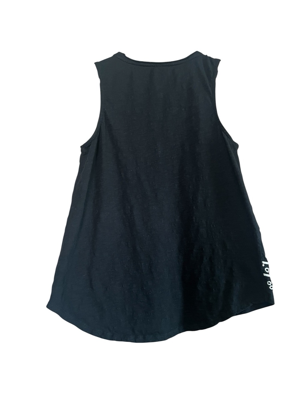 Lucky Brand Embroidered Sleeveless Black Top - Picture 2 of 4